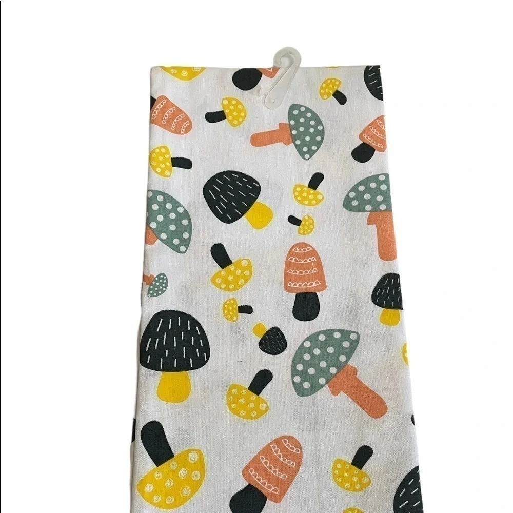 Mushroom Print Kitchen Towel